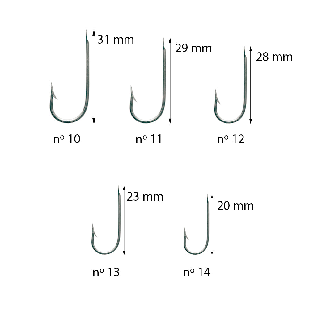 Anzol de haste longa sem anel