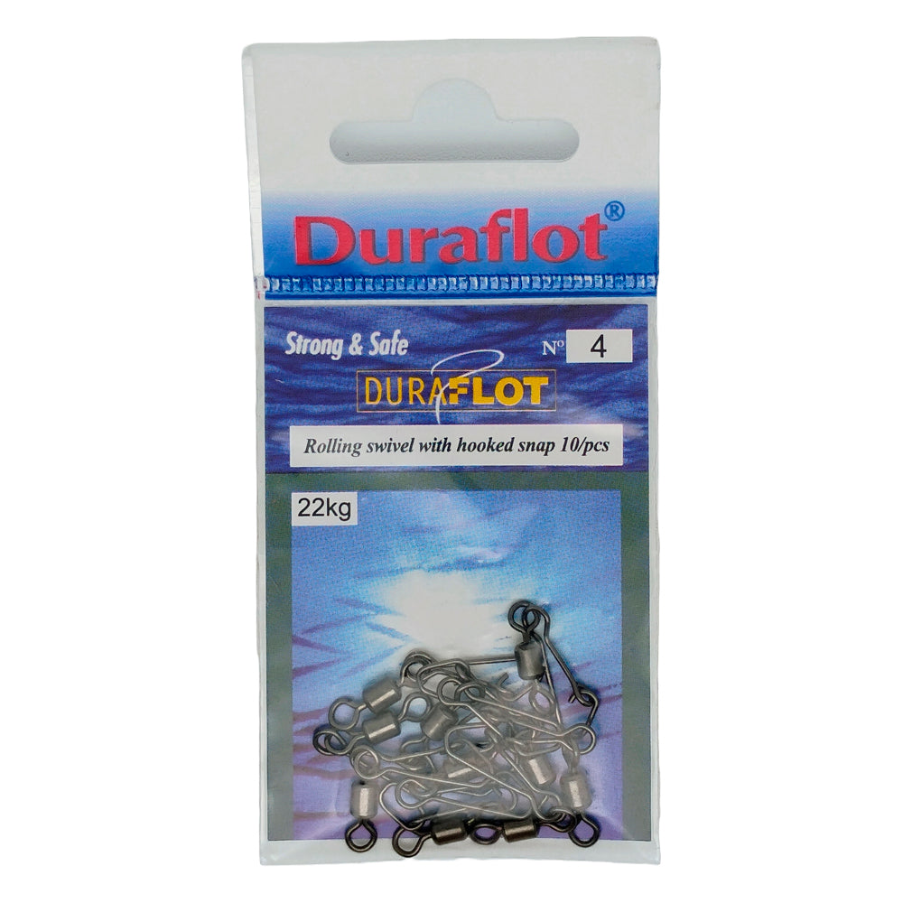 Giratorio rolling con mosquetón Duraflot