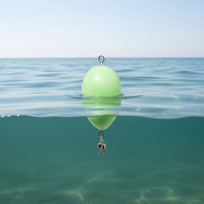 Flutuador sólido fosforescente