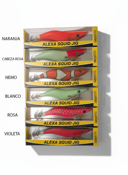 Señuelo eging Alexa Duraflot