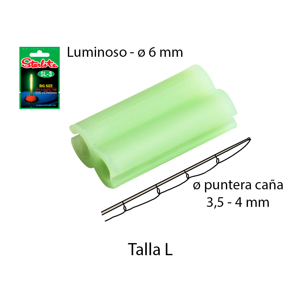 Suporte de luz química modelo 1