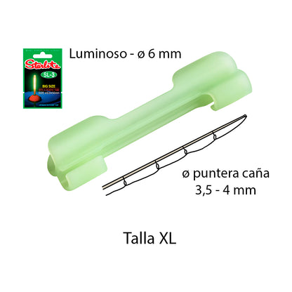 Soporte luz quimica modelo 2